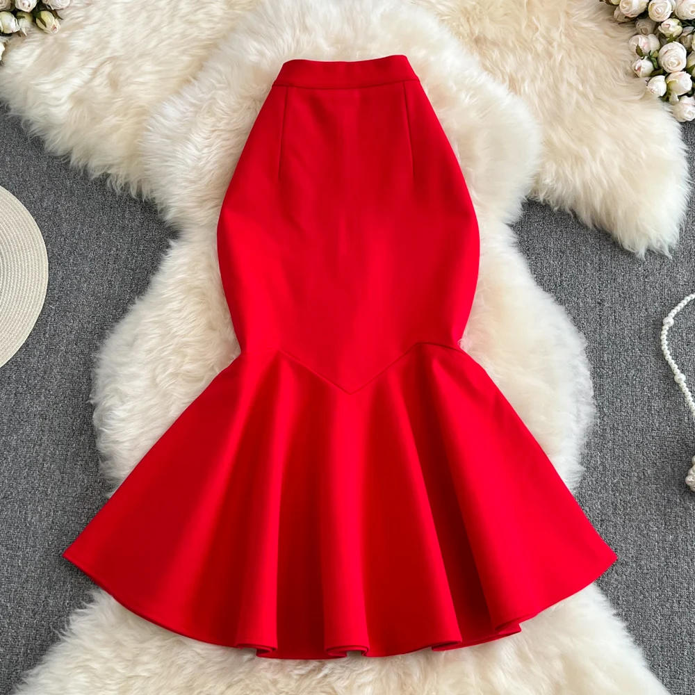 Spring and Autumn Slim Ol Professional Hip Wrap Skirt Medium Long Irregular Fishtail Skirt Versatile Wrap Skirt Ruffle Skirt
Spring and Autumn Slim Ol Professional Hip Wrap Skirt Medium Long Irregular Fishtail Skirt Versatile Wrap Skirt Ruffle Skirt