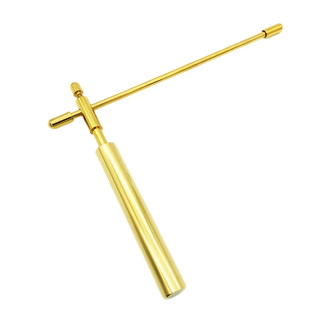 1pcs Pure Copper Probe Treasure Hunting Divination Tool Copper Rod Water Rods Handle Height 17 Cm Hand Length 21cm
1pcs Pure Copper Probe Treasure Hunting Divination Tool Copper Rod Water Rods Handle Height 17 Cm Hand Length 21cm