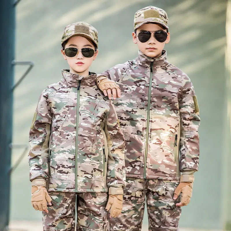Autumn Winter Military Uniform for Kids Training Suit Boy Special Force Combat Jacket Pants Set Camouflage Soldier Clothes
Autumn Winter Military Uniform for Kids Training Suit Boy Special Force Combat Jacket Pants Set Camouflage Soldier Clothes