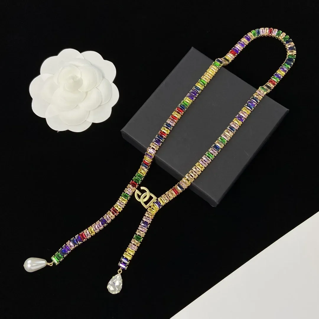New In Necklace For Women Luxury Charms Sweater Chain Necklaces Zircon Fashion Jewelry For Women
New In Necklace For Women Luxury Charms Sweater Chain Necklaces Zircon Fashion Jewelry For Women