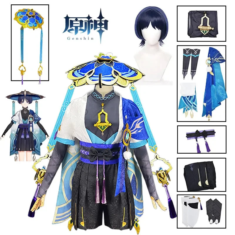 Scaramouche Cosplay Costume Anime Genshin Impact Wanderer Balladeer Cosplay Uniform Hat Wig Genshin Cosplay Halloween Costume
Scaramouche Cosplay Costume Anime Genshin Impact Wanderer Balladeer Cosplay Uniform Hat Wig Genshin Cosplay Halloween Costume