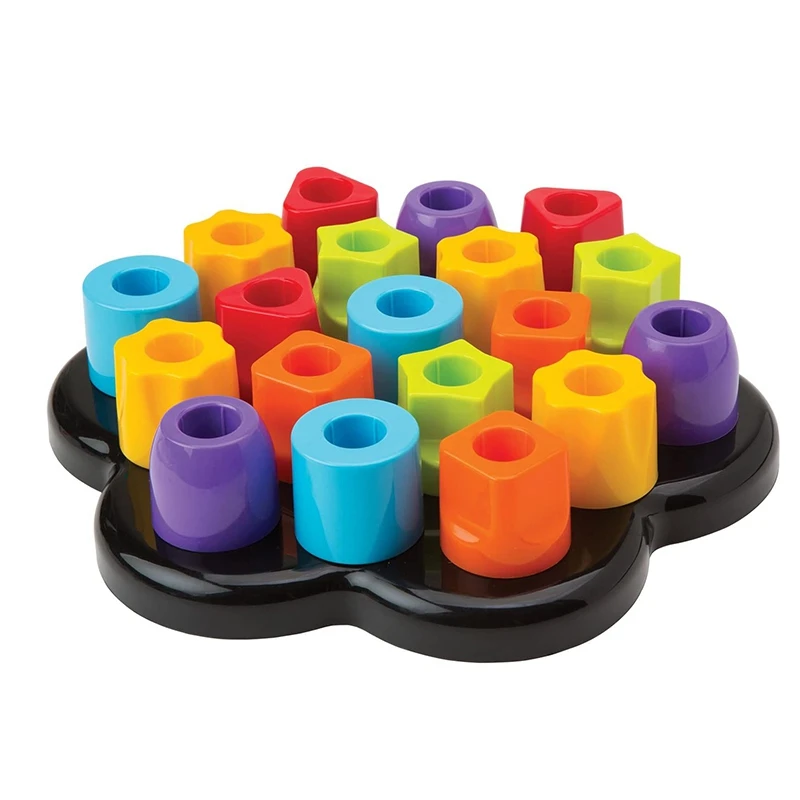 

Первая крупная колышка Tots, обучающая сочетать колышки в стиле стека и сортировать колышки в любом виде форм и размеров, обучающие игрушки