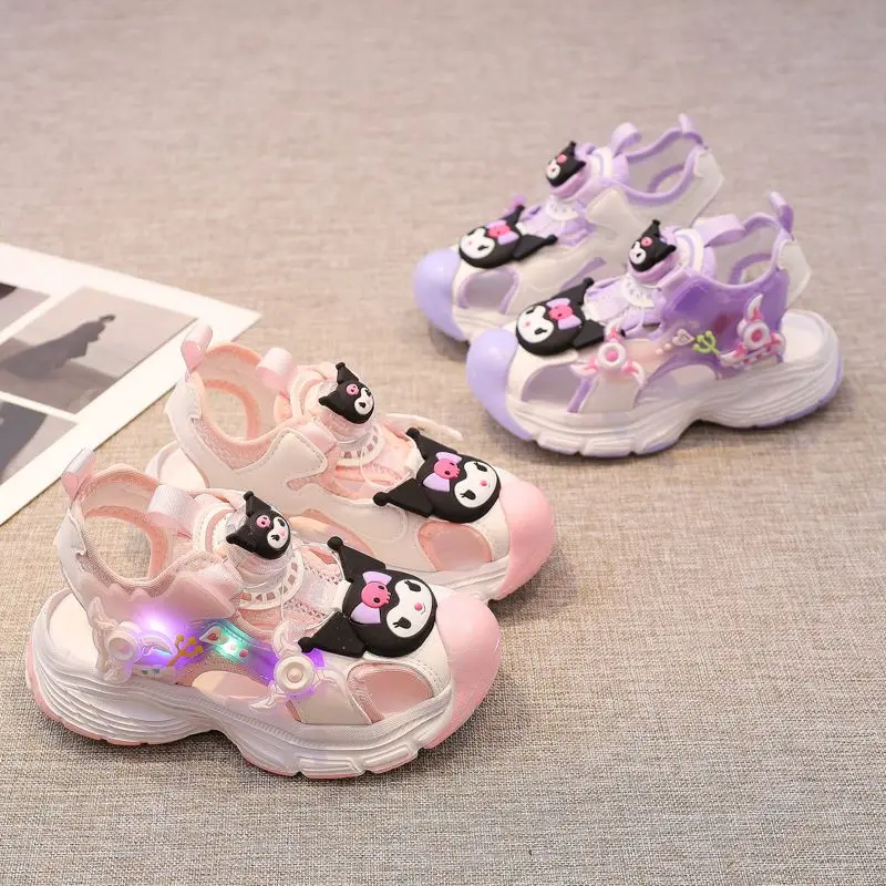 Sweet Kawaii Sanrio Anime Kuromi Casual Sandals Sheos Cute Cartoon Soft Ins Fashion Children Beach Sneakers Gifts for Kids
Sweet Kawaii Sanrio Anime Kuromi Casual Sandals Sheos Cute Cartoon Soft Ins Fashion Children Beach Sneakers Gifts for Kids
