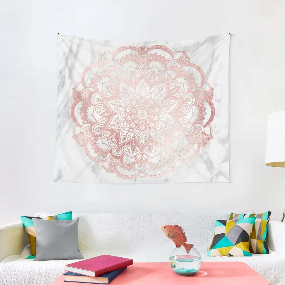 

Rose Gold Mandala Star Tapestry Anime Decor Things To The Room Decoration Aesthetic Bedroom Decorations Tapestry