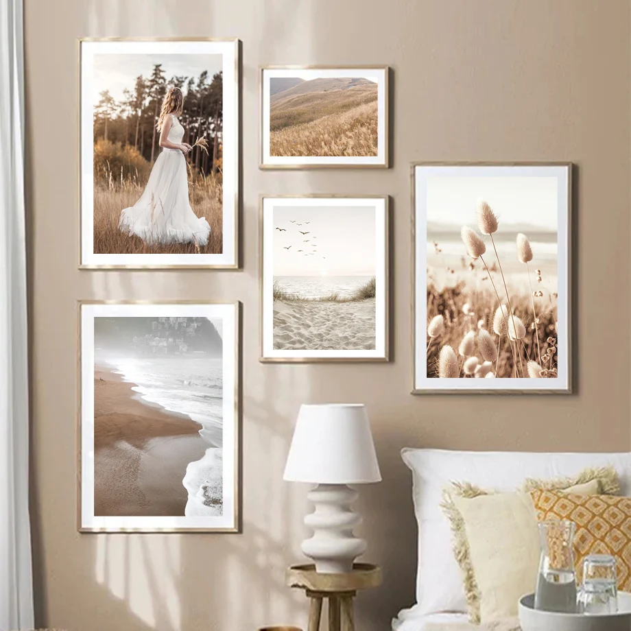 Beige Curve Beach Grass Sea Woman Wall Art Canvas Painting Nordic Posters And Prints Landscape Pictures For Living Room Decor
Beige Curve Beach Grass Sea Woman Wall Art Canvas Painting Nordic Posters And Prints Landscape Pictures For Living Room Decor