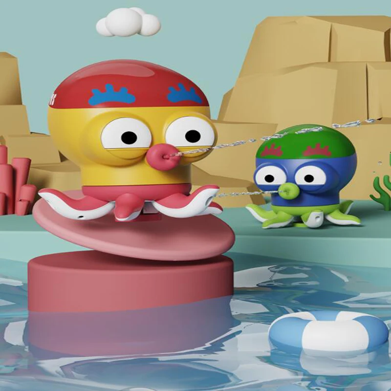 Baby Bath Toys 2 3 4 Years Water Spray Toys Cartoon Octopus Splash Sprinkler Summer Swimming Pool Water Play Game for Children
Baby Bath Toys 2 3 4 Years Water Spray Toys Cartoon Octopus Splash Sprinkler Summer Swimming Pool Water Play Game for Children