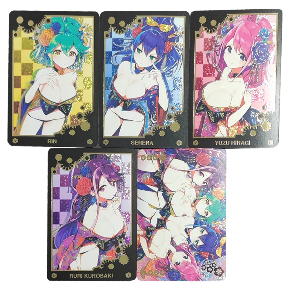 5Pcs/set Diy Self Made Yu-Gi-Oh! Lulu Obsidian Celina Rin Oiran Series Collection Card Color Flash Game Anime Peripherals Card
5Pcs/set Diy Self Made Yu-Gi-Oh! Lulu Obsidian Celina Rin Oiran Series Collection Card Color Flash Game Anime Peripherals Card