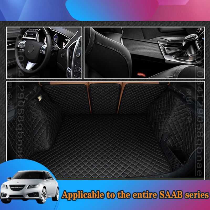 WZBWZX Luxury Custom Diamond Leather Full Coverage Car Trunk Mat For SAAB All Models Saab 9-3 9-5 9-4X 9-7 Auto Accessories
WZBWZX Luxury Custom Diamond Leather Full Coverage Car Trunk Mat For SAAB All Models Saab 9-3 9-5 9-4X 9-7 Auto Accessories