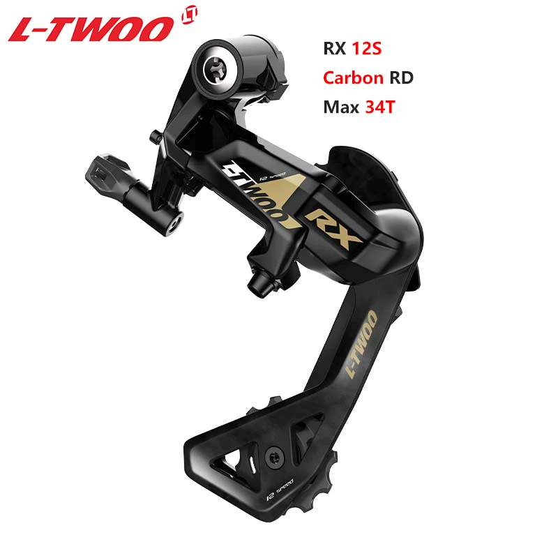 

LTWOO RX12 Speed Rear Derailleur Carbon Fiber Cage Switch Compatible 12S 32T Cassette Road Bicycle Parts