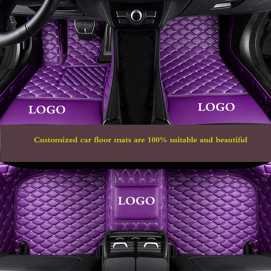 

YUCKJU Custom leather car mat for Alfa Romeo Giulia Stelvio 2017 car accessories automobile carpet cover Car-Styling