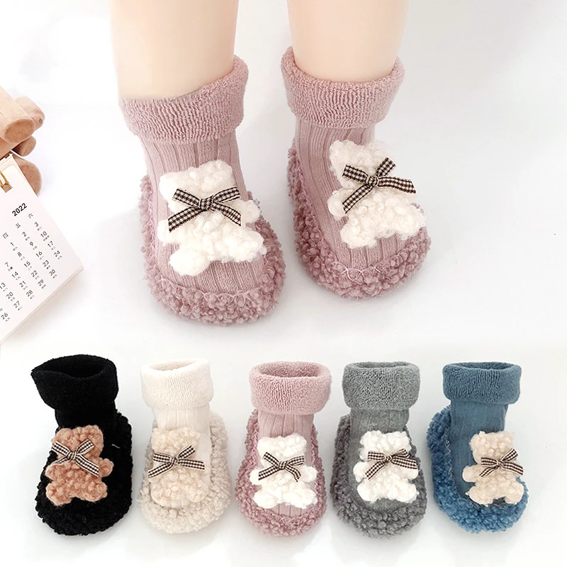 1 Pair Cute Cartoon Newborn Calf Sock Winter Infant Baby Boy Girl Sock Autumn Winter Thicken Warm Non-slip Toddler Floor Sock
1 Pair Cute Cartoon Newborn Calf Sock Winter Infant Baby Boy Girl Sock Autumn Winter Thicken Warm Non-slip Toddler Floor Sock