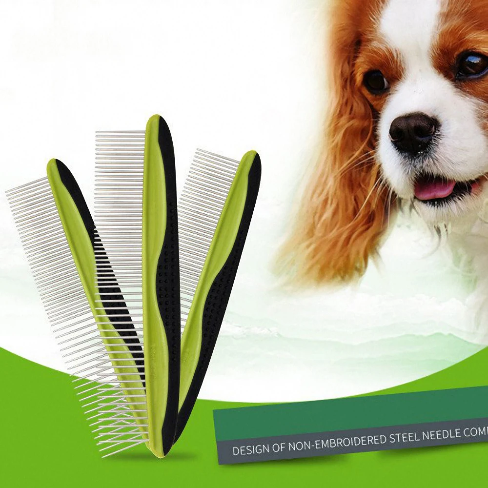 Stainless Steel Pet Grooming Combs Dog Hair Removal Fur Cleaning Brush Double Teeth Open Knot Pet Comb Pet Supplies
Stainless Steel Pet Grooming Combs Dog Hair Removal Fur Cleaning Brush Double Teeth Open Knot Pet Comb Pet Supplies