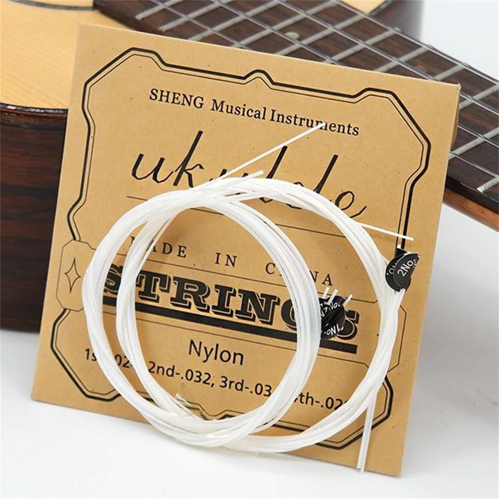 1 Set Nylon Strings Universal Ukulele String For 21 / 23 / 26 Inch Ukulele Guitar Musical Instruments Gear String Accessories
1 Set Nylon Strings Universal Ukulele String For 21 / 23 / 26 Inch Ukulele Guitar Musical Instruments Gear String Accessories