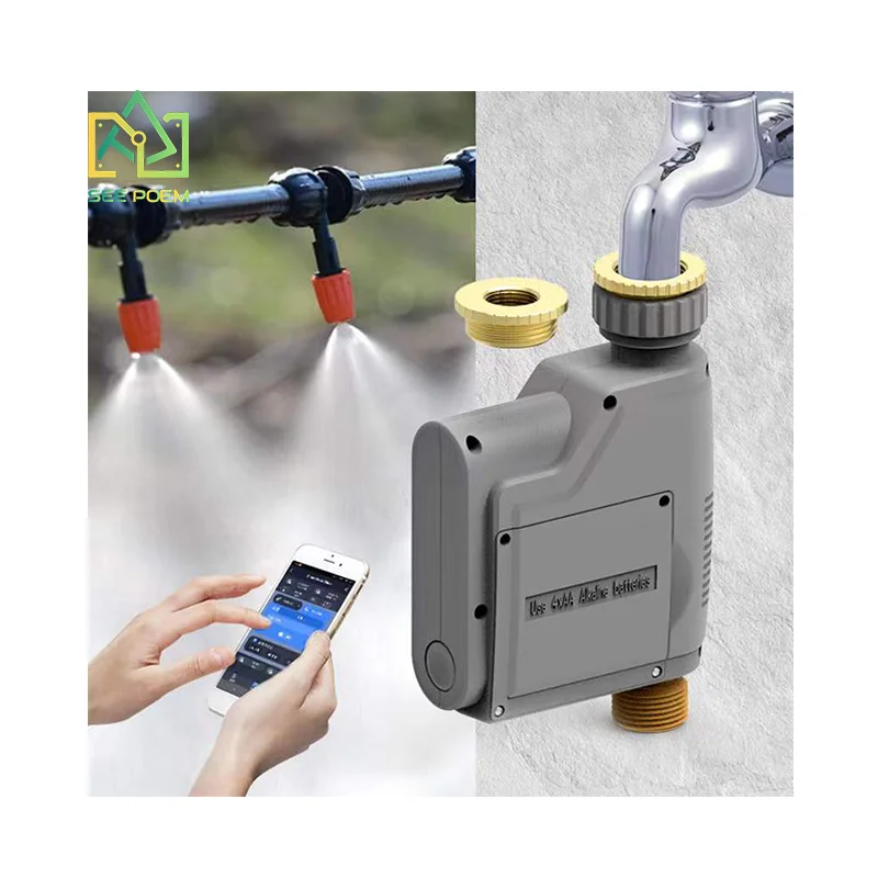 SEE POEM Smart horticulture irrigation timer Garden automatic timer for Lawn Irrigation
SEE POEM Smart horticulture irrigation timer Garden automatic timer for Lawn Irrigation
