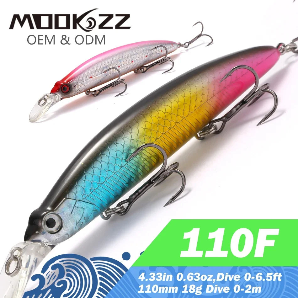 Floating 110CM 18G MOOKZZ 2023 New Arrival Hot Sale Minnow Hard Fishing Lure Bait Hot Fishing Tackle Artificial Lures Bait
Floating 110CM 18G MOOKZZ 2023 New Arrival Hot Sale Minnow Hard Fishing Lure Bait Hot Fishing Tackle Artificial Lures Bait