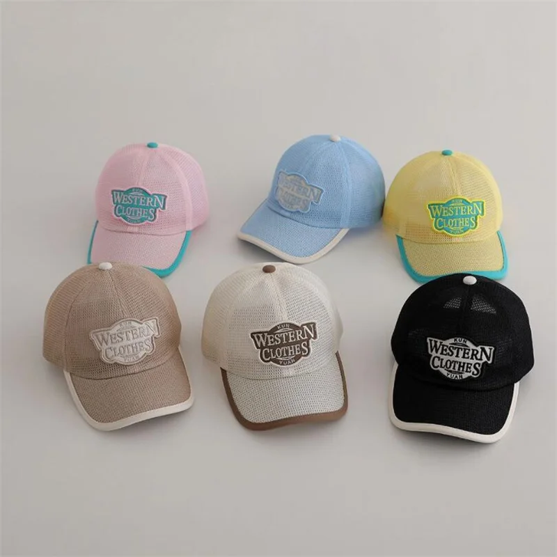 New Embroidery Letters Children's Baseball Cap Kids Peaked Cap Summer Boys Girls Gorras Mesh Breathable Toddler Sun Hat Bonnet
New Embroidery Letters Children's Baseball Cap Kids Peaked Cap Summer Boys Girls Gorras Mesh Breathable Toddler Sun Hat Bonnet