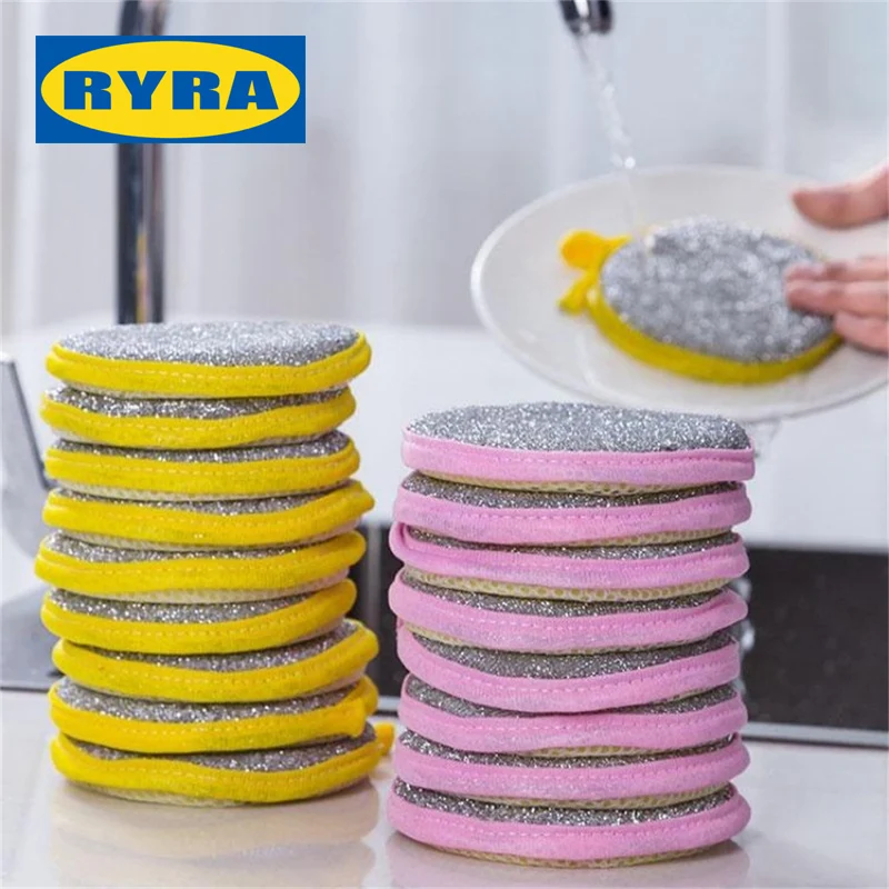 5Pcs Double Side Dishwashing Sponge Magic Sponge Dish Washing Brush Pan Pot Dish Wash Sponges Household Cleaning Kitchen Tools
5Pcs Double Side Dishwashing Sponge Magic Sponge Dish Washing Brush Pan Pot Dish Wash Sponges Household Cleaning Kitchen Tools