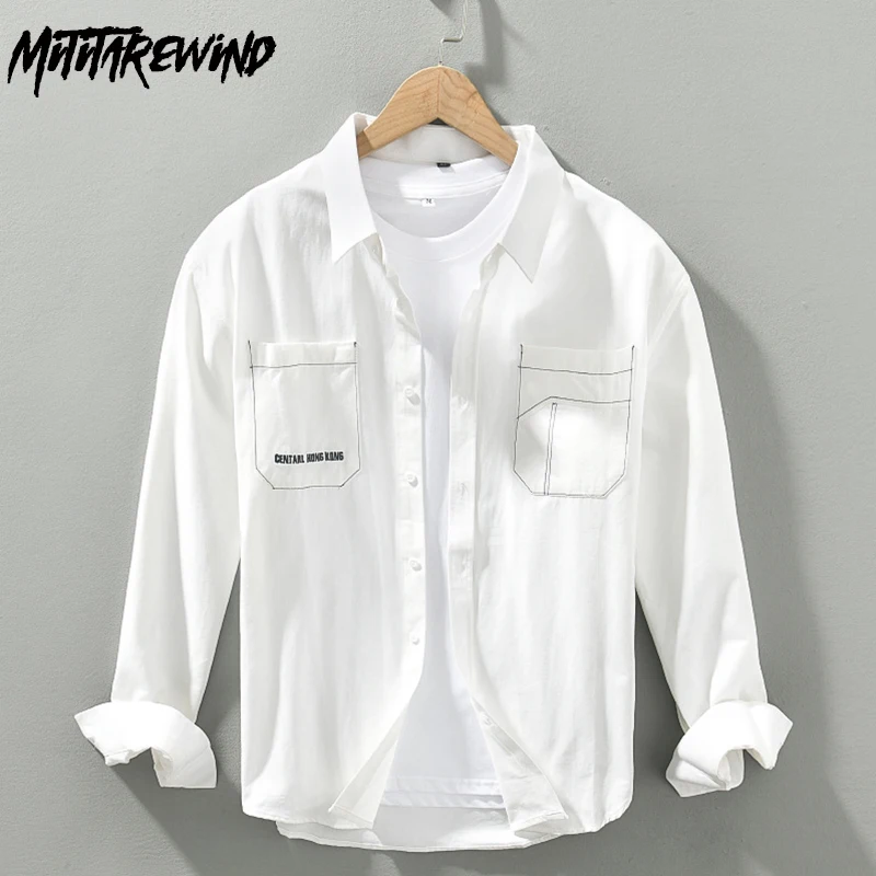 New White Shirts Daily Loose Casual Shirts Pure Cotton Comfortable Long Sleeve Shirts Youth Fashion Versatile Tops Chemise Homme
New White Shirts Daily Loose Casual Shirts Pure Cotton Comfortable Long Sleeve Shirts Youth Fashion Versatile Tops Chemise Homme