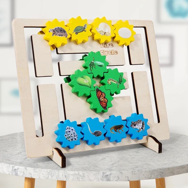 Montessori Science Teaching AIDS Wooden Life Cycle Animal Cognitive Maze Board Toys Early Educational Learning Toy for 3 4 Years
Montessori Science Teaching AIDS Wooden Life Cycle Animal Cognitive Maze Board Toys Early Educational Learning Toy for 3 4 Years