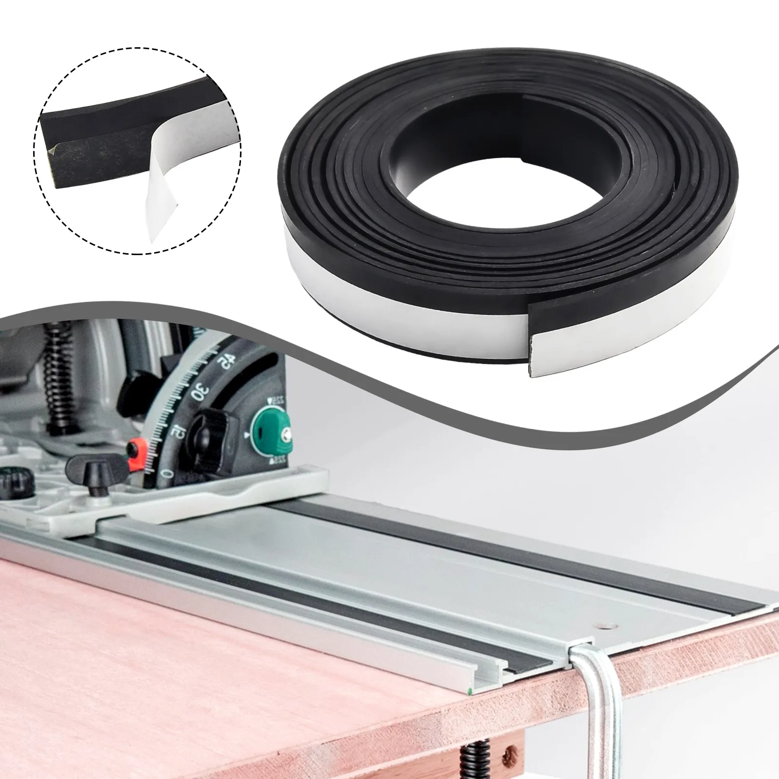 1x 3Meter 118in Roll Guide Rail Splinter Guard Track Saw Guide Rail Accessory 423360-7 194419-4 For SP6000 Model
1x 3Meter 118in Roll Guide Rail Splinter Guard Track Saw Guide Rail Accessory 423360-7 194419-4 For SP6000 Model