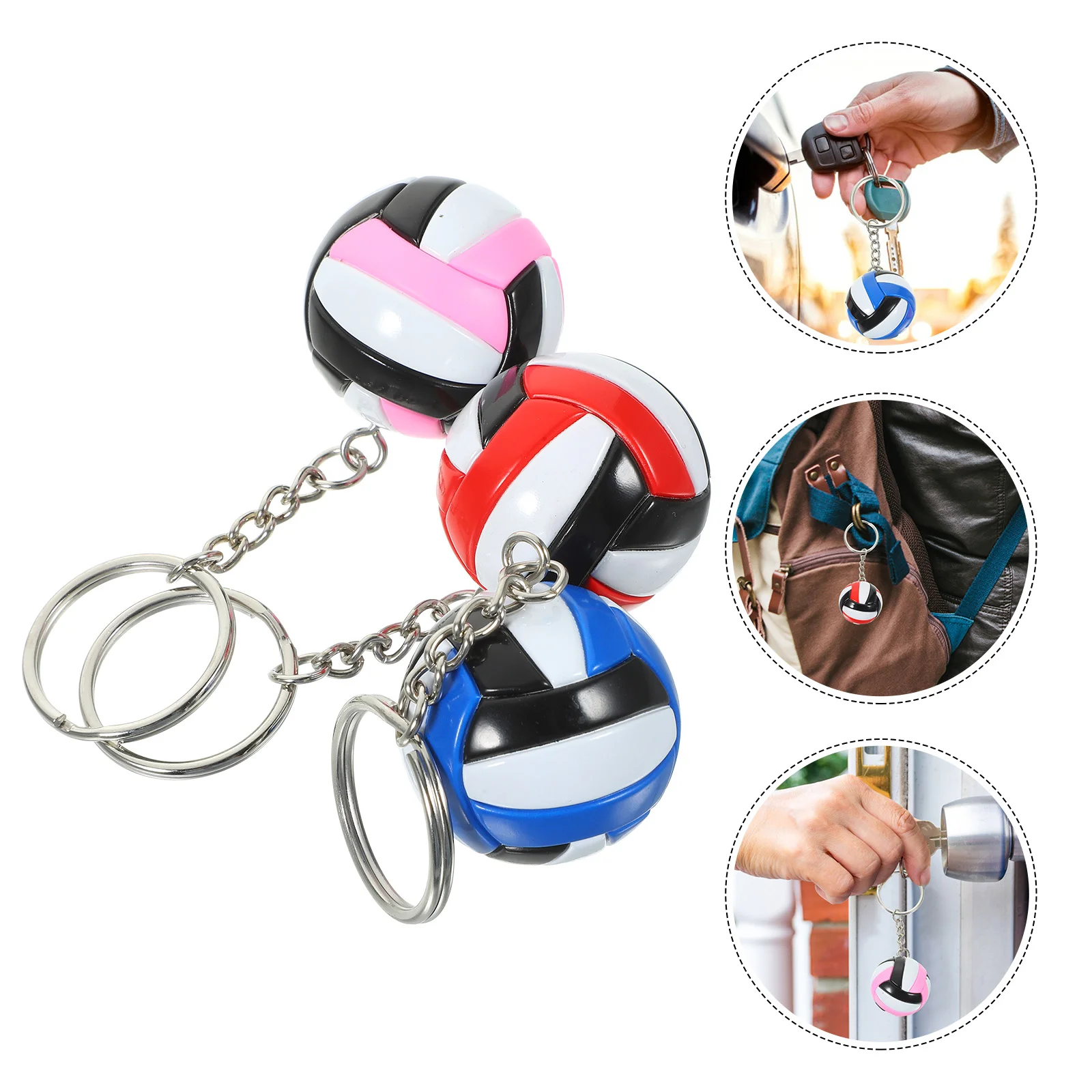 3 Pcs Volleyball Keychain Fob Sports Ornament Pendant Adorable Decor Keychains Backpacks Mini Keyring Compact Charm
3 Pcs Volleyball Keychain Fob Sports Ornament Pendant Adorable Decor Keychains Backpacks Mini Keyring Compact Charm