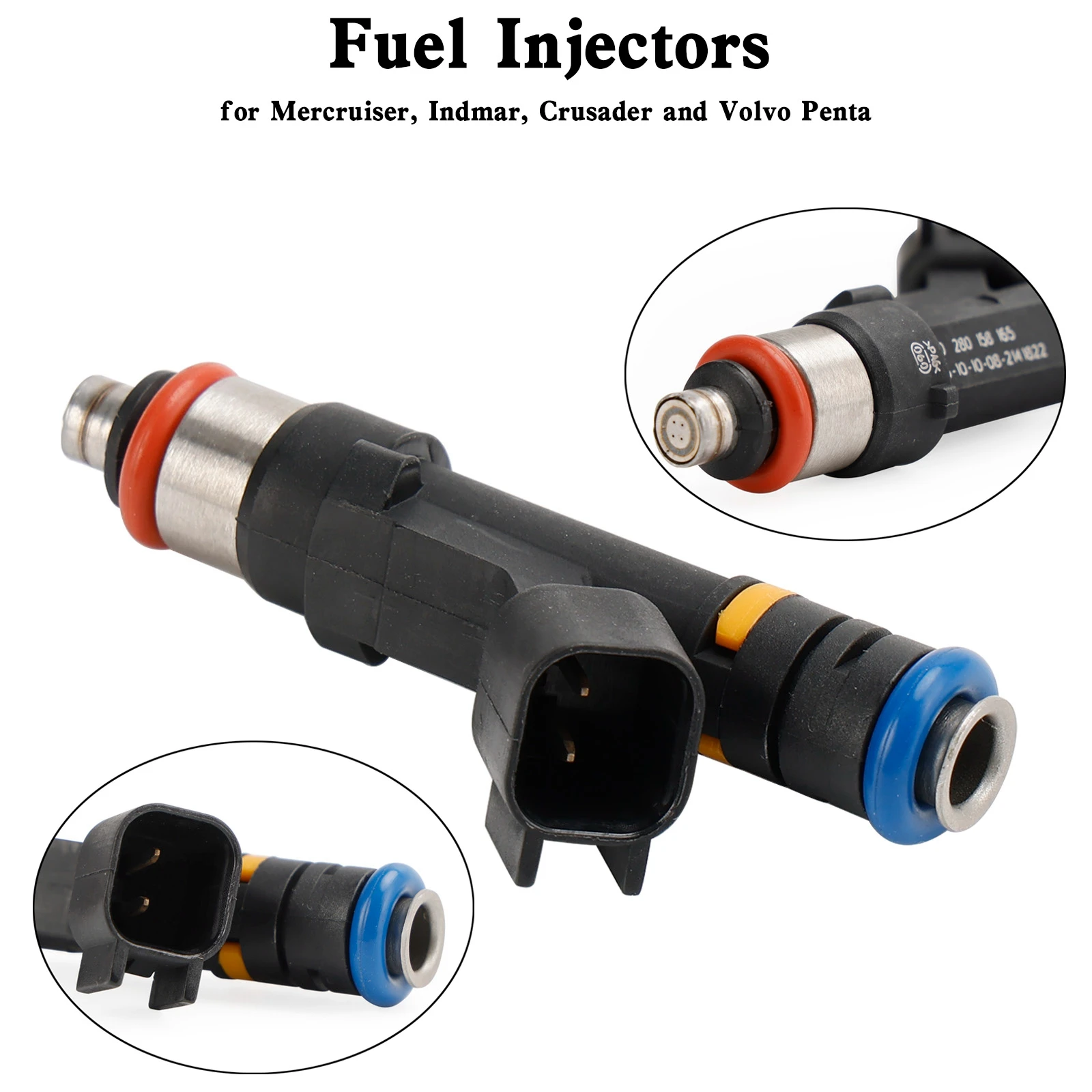Artudatech 0280158165 Fuel Injectors 0280158081 879312003 For Mercruiser Volvo Penta
Artudatech 0280158165 Fuel Injectors 0280158081 879312003 For Mercruiser Volvo Penta