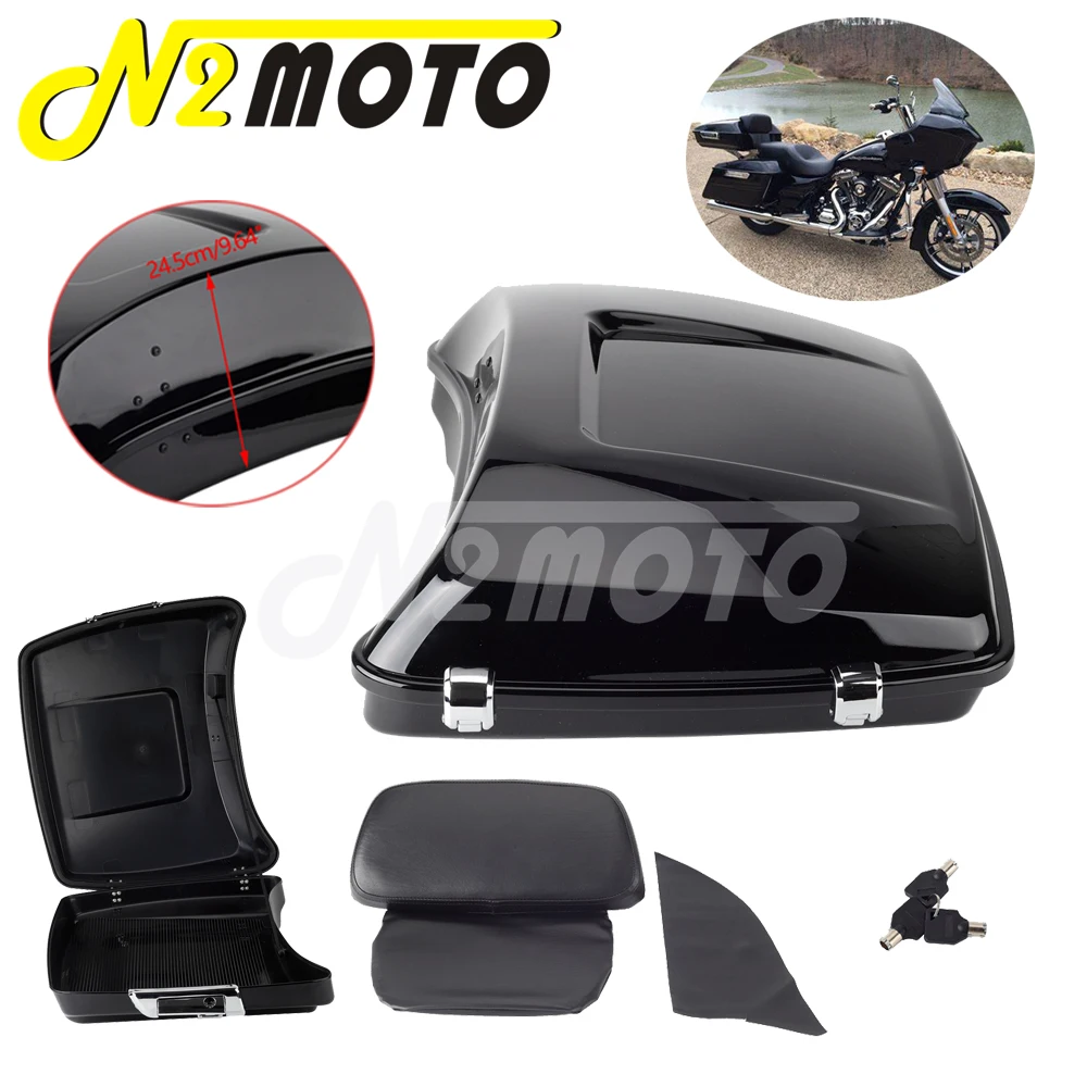 Багажник для мотоцикла 9,6 дюйма, задний ящик для инструментов для Harley Touring FLHT FLHR FLHX FLTRX 2014-23 Electra Road Glide
Багажник для мотоцикла 9,6 дюйма, задний ящик для инструментов для Harley Touring FLHT FLHR FLHX FLTRX 2014-23 Electra Road Glide
