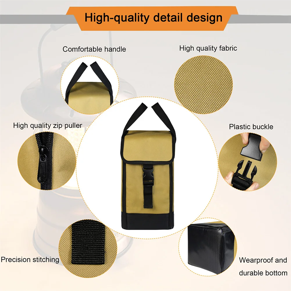 Pouch Camping Bag For Hurricane Storm For Petromax Feuerhand 600D Oxford Cloth Square Universal 16*16*32cm Universal
Pouch Camping Bag For Hurricane Storm For Petromax Feuerhand 600D Oxford Cloth Square Universal 16*16*32cm Universal