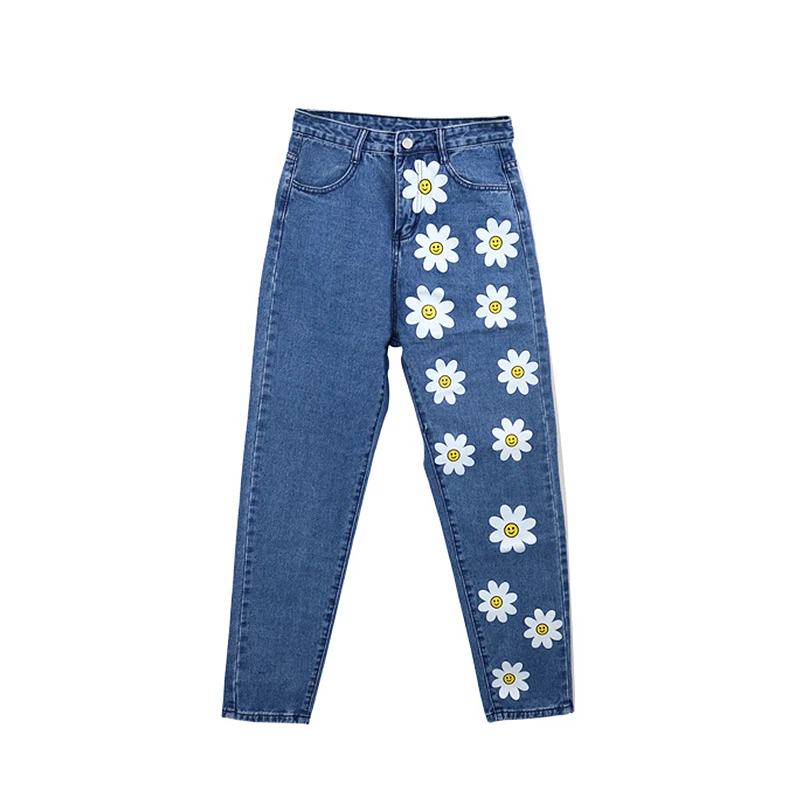 2023 New Y2k Flowers Fresh and Fresh Blue Denim Women's Solid Jeans European and American Indie Printed Thin Jeans Casual Pants
2023 New Y2k Flowers Fresh and Fresh Blue Denim Women's Solid Jeans European and American Indie Printed Thin Jeans Casual Pants