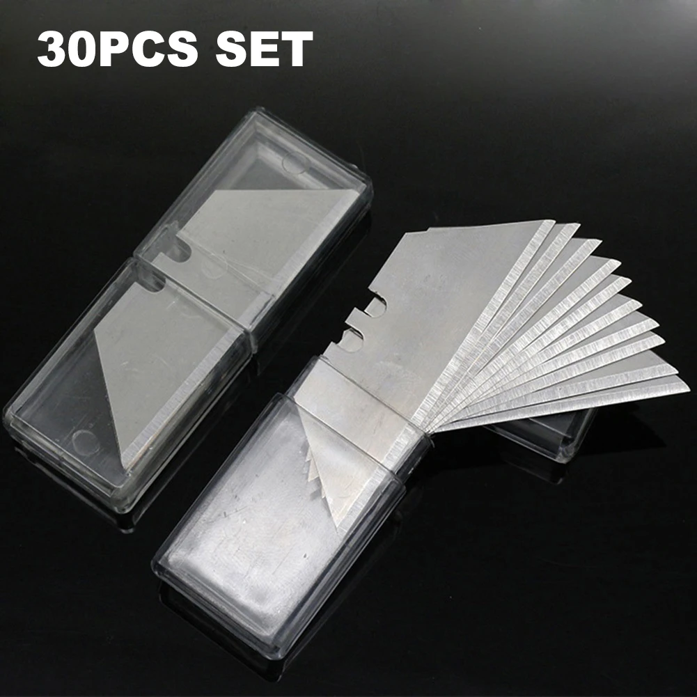 

30PCS Trapezoidal Blade Replacement Art Craft Cutter Blade Multifunction Home Office HandCraft Paper Hand Tools