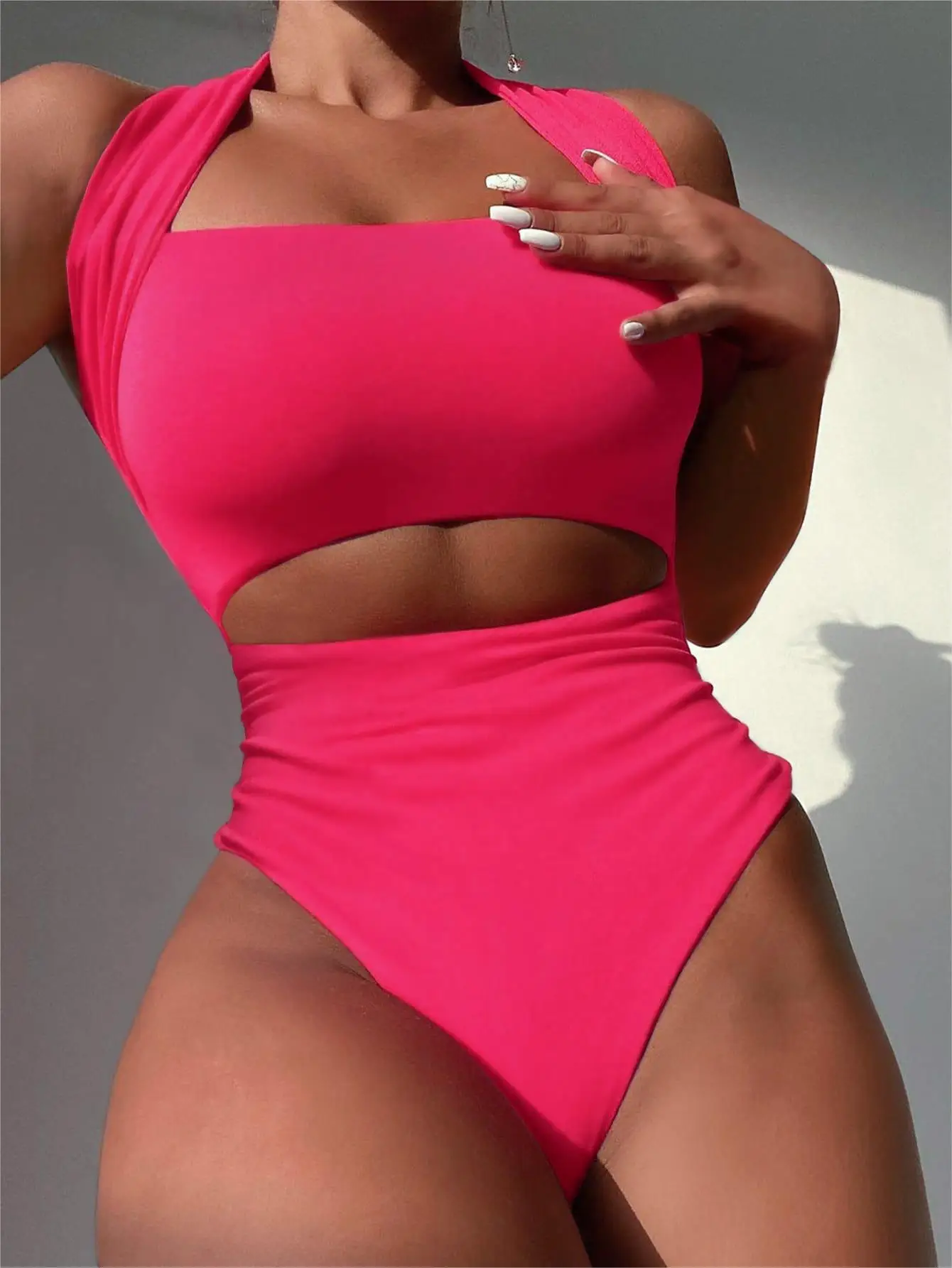 Halter Swimwear 2022 Women Pink Sexy Cut Out One Piece Swimming Suit for Mujer Maillot De Bain 1 Piece Femme Bandeau Monokini
Halter Swimwear 2022 Women Pink Sexy Cut Out One Piece Swimming Suit for Mujer Maillot De Bain 1 Piece Femme Bandeau Monokini