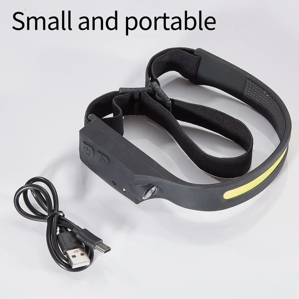 COB LED Waving Induction Headlamp Portable Camping Headlight Motion Sensor Head Lamp USB Rechargeable Waterproof Flashlight
COB LED Waving Induction Headlamp Portable Camping Headlight Motion Sensor Head Lamp USB Rechargeable Waterproof Flashlight
