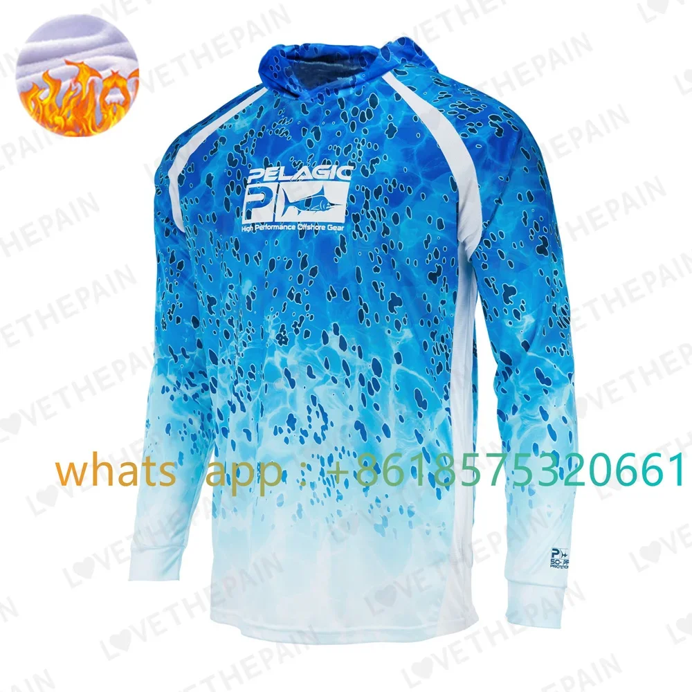 Pelagic Adults And Child Men's Fishing Hooded Shirts High Performance Winter Fleece Roupa De Pesca Masculina Camisa Hoodie Tops
Pelagic Adults And Child Men's Fishing Hooded Shirts High Performance Winter Fleece Roupa De Pesca Masculina Camisa Hoodie Tops