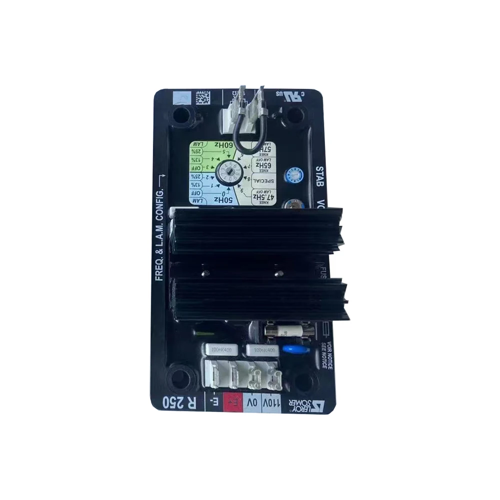 New Arrival Original R250 AVR Generator Automatic Voltage Regulator Stabilizer Control Board Leroy Somer
New Arrival Original R250 AVR Generator Automatic Voltage Regulator Stabilizer Control Board Leroy Somer