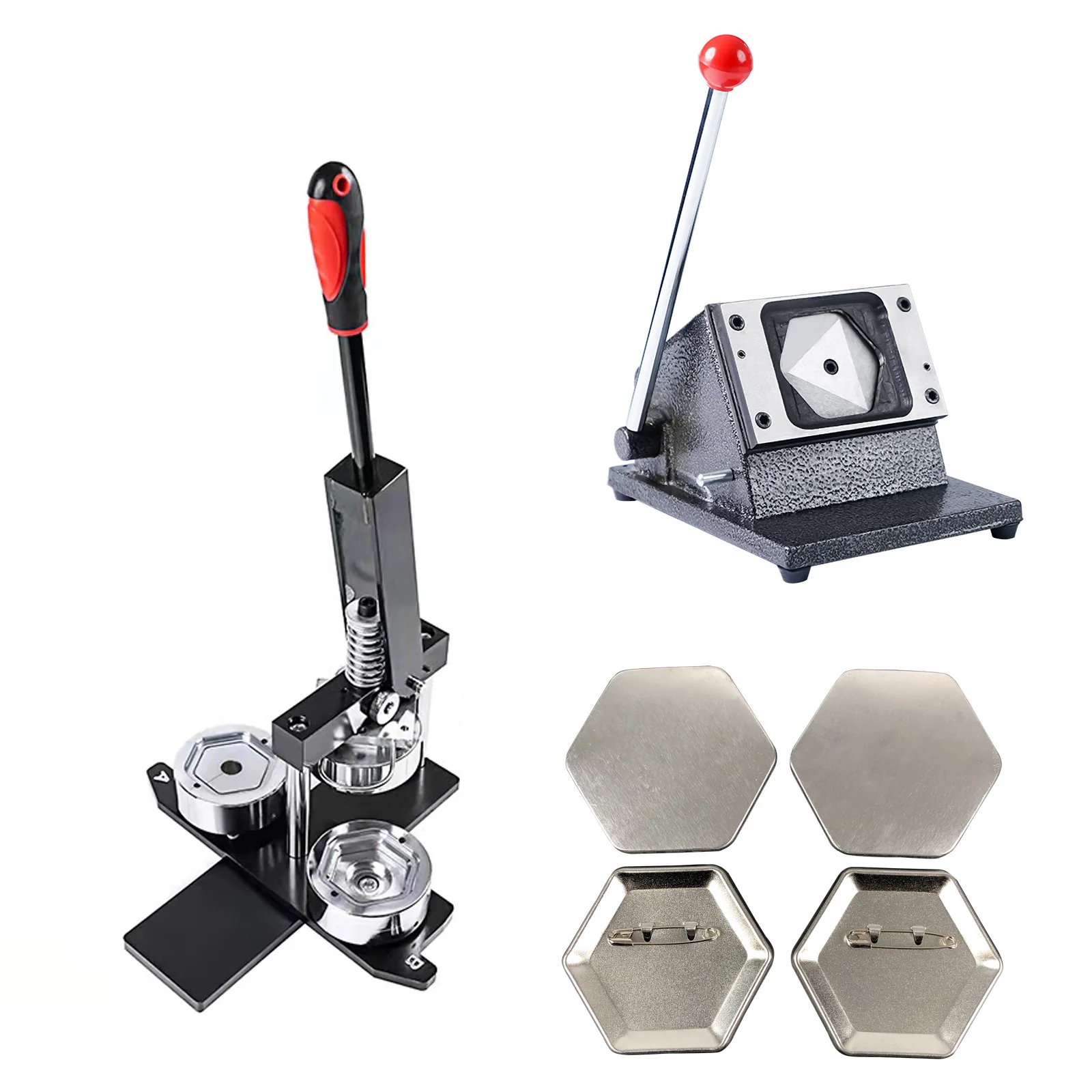 Six Square Badge Machine Badge Machine 66 * 58Mm Tinplate Badge Consumables Paper Cutter Badge Machine Set 
Six Square Badge Machine Badge Machine 66 * 58Mm Tinplate Badge Consumables Paper Cutter Badge Machine Set