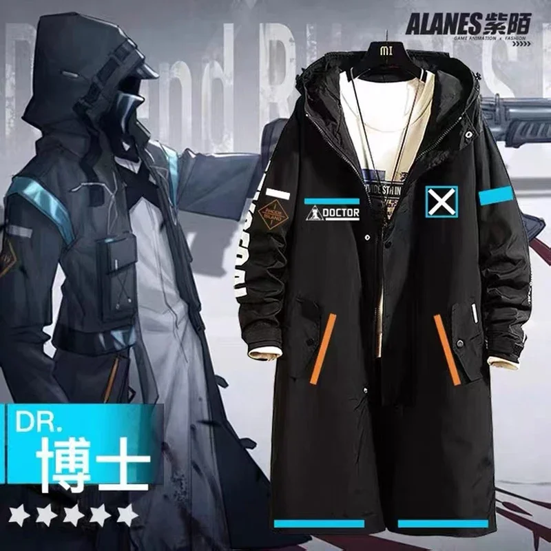 Game Arknights Doctor RHODES ISLAND Cosplay Costume Long Trench Fashion Handsome Coat Jacket Autumn Winter Casual Windbreaker
Game Arknights Doctor RHODES ISLAND Cosplay Costume Long Trench Fashion Handsome Coat Jacket Autumn Winter Casual Windbreaker