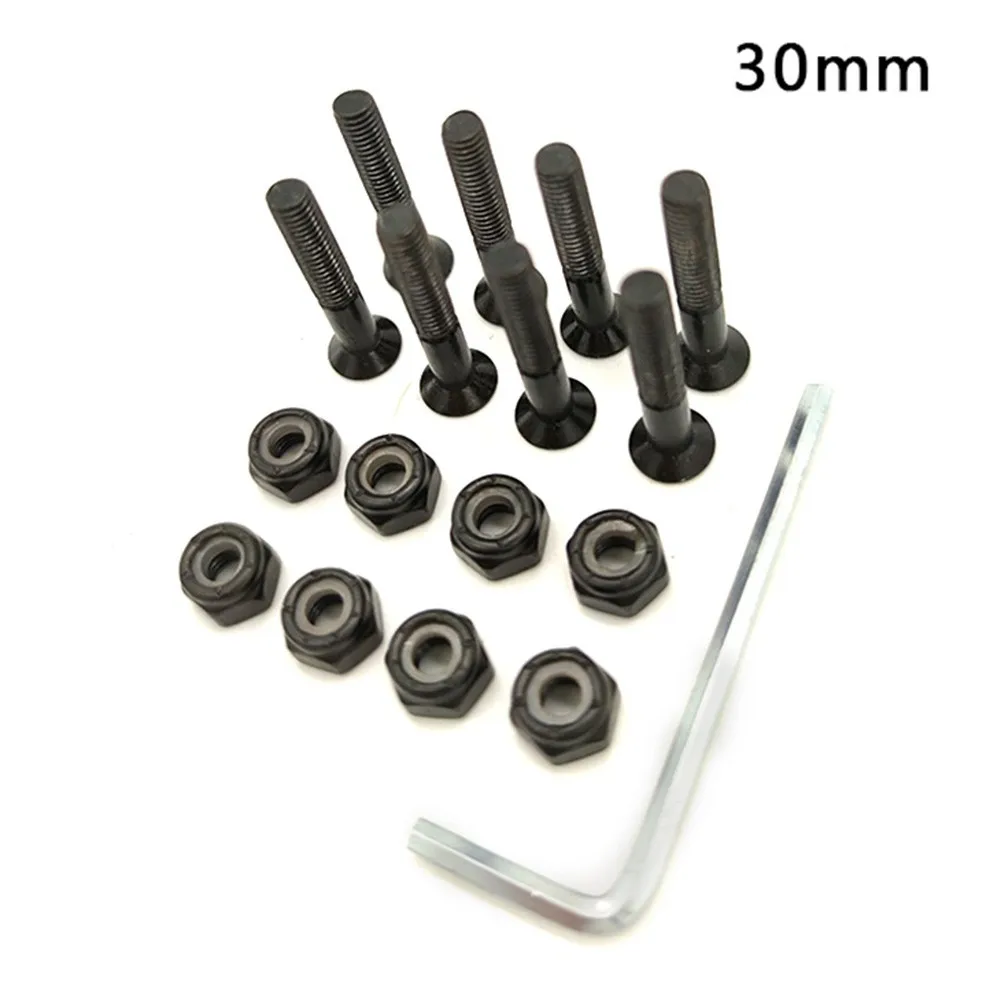 16Pcs M5 30/35/53mm Skateboard Replacement Screws Nuts Teel Screws Bolts Four-Wheeled Skateboard Longboard Accessories
16Pcs M5 30/35/53mm Skateboard Replacement Screws Nuts Teel Screws Bolts Four-Wheeled Skateboard Longboard Accessories