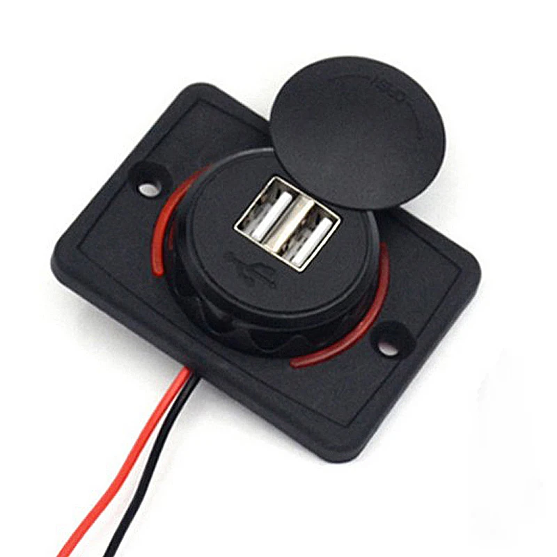 Fast Charging Car Charger Universal Accessories 3.1A Dual USB Bus Caravan Screws Interior Waterproof DC 12-24V
Fast Charging Car Charger Universal Accessories 3.1A Dual USB Bus Caravan Screws Interior Waterproof DC 12-24V