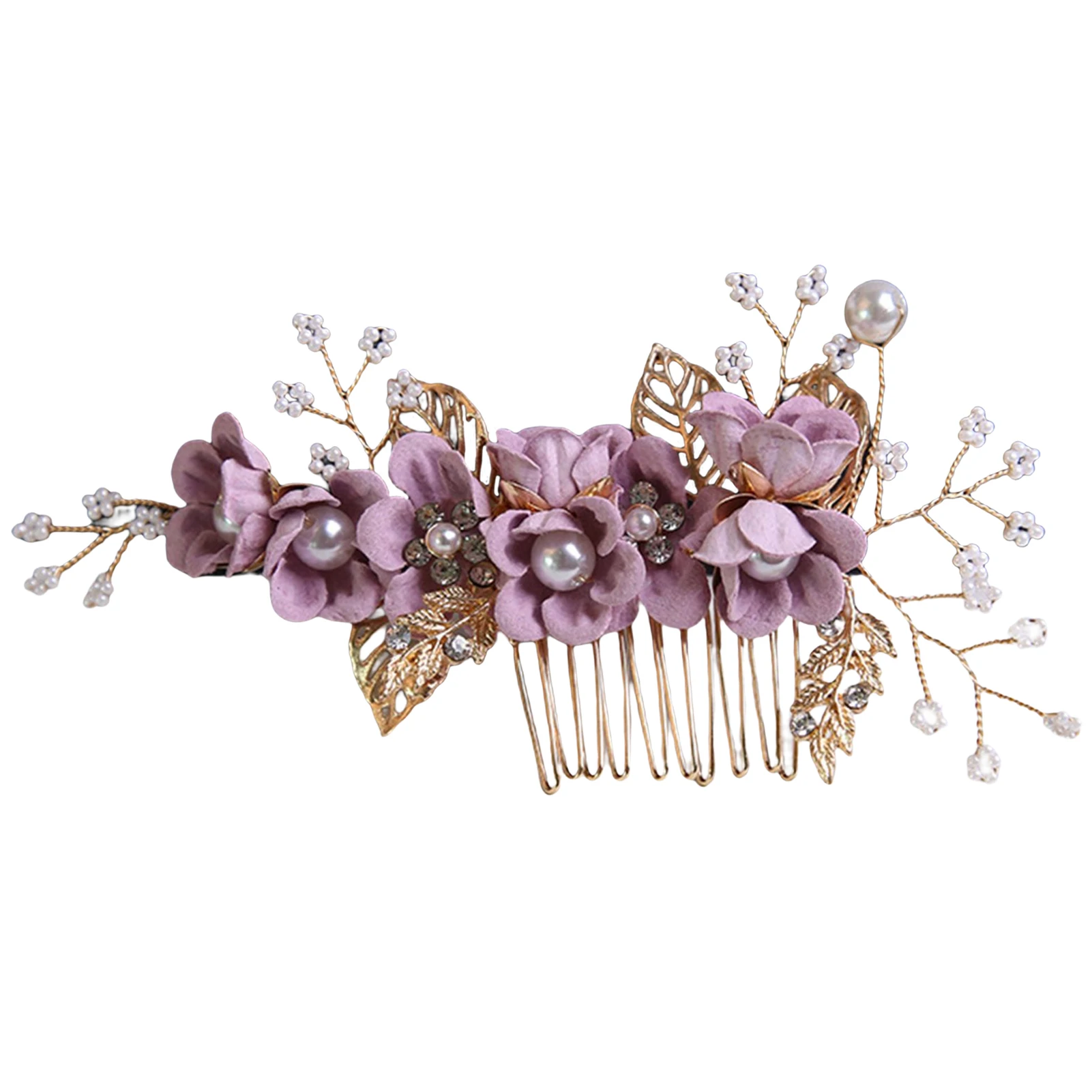 Розовый цветок и Бриллиантовая расческа для волос Элегантные бриллиантовые свадебные аксессуары для волос
Розовый цветок и Бриллиантовая расческа для волос Элегантные бриллиантовые свадебные аксессуары для волос