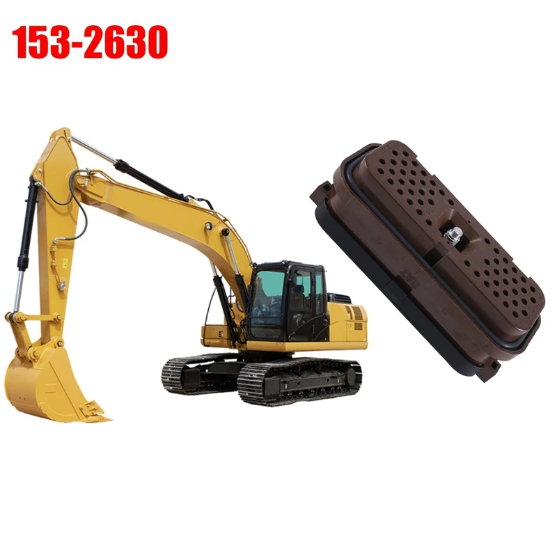 54Pin Brown Waterproof Wiring Connector For E312C E312D E320C E320D Carter Excavator Computer Version Plug 153-2630
54Pin Brown Waterproof Wiring Connector For E312C E312D E320C E320D Carter Excavator Computer Version Plug 153-2630