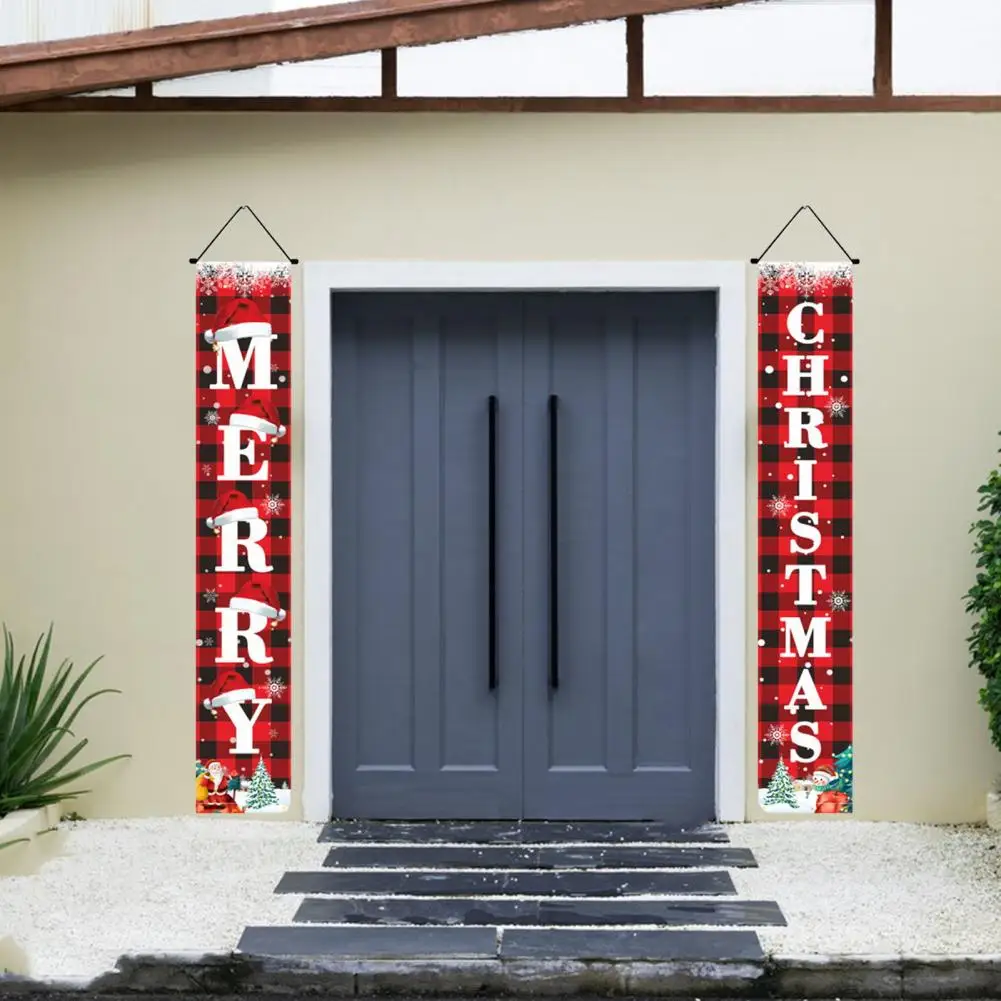 Festive Decorations Eye-catching Christmas Couplets Festive Door Hanging Front Porch Decorations Welcome Porch Sign for Home
Festive Decorations Eye-catching Christmas Couplets Festive Door Hanging Front Porch Decorations Welcome Porch Sign for Home