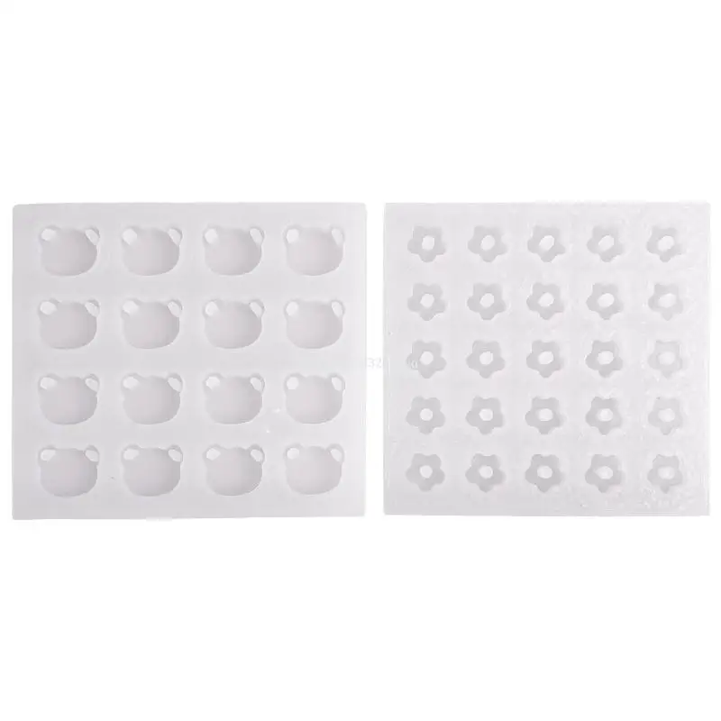 Shiny Glossy Silicone Decoration Molds Bear Flowers Keychain Mold DIY Pendant Epoxy Resin Crafting Molds Dropship
Shiny Glossy Silicone Decoration Molds Bear Flowers Keychain Mold DIY Pendant Epoxy Resin Crafting Molds Dropship
