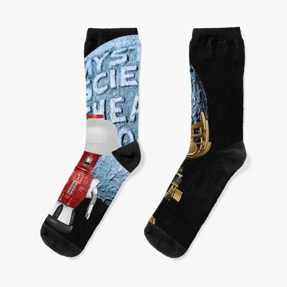 

Mst3k Mystery Science Theater 3000 Socks Crossfit funny gift custom sports Mens Socks Women's