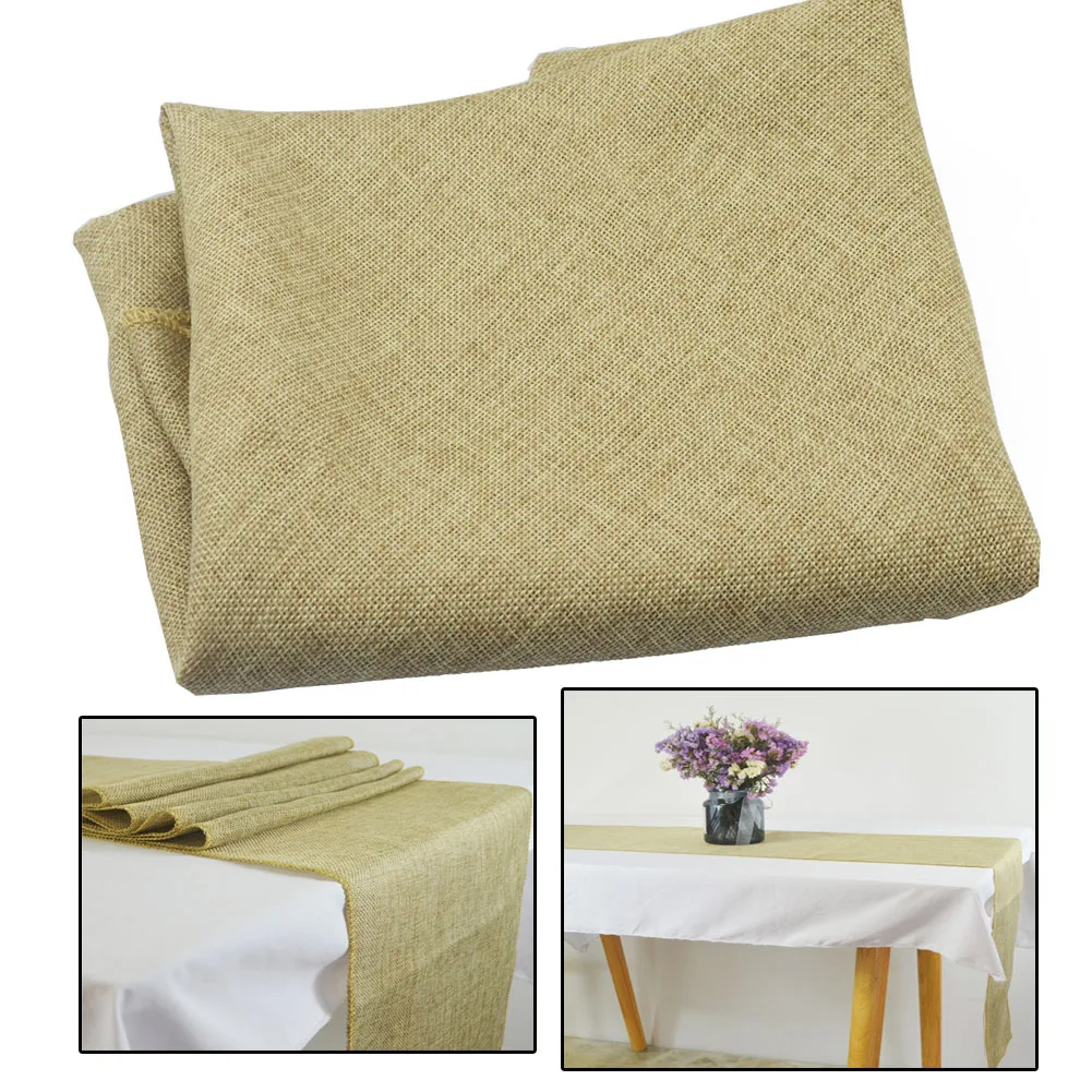 Rustic Table Runner Natural Imitated Linen Lace Table Runners Wedding Christmas Table Decoration Restaurant Burlap Table Runner
Rustic Table Runner Natural Imitated Linen Lace Table Runners Wedding Christmas Table Decoration Restaurant Burlap Table Runner