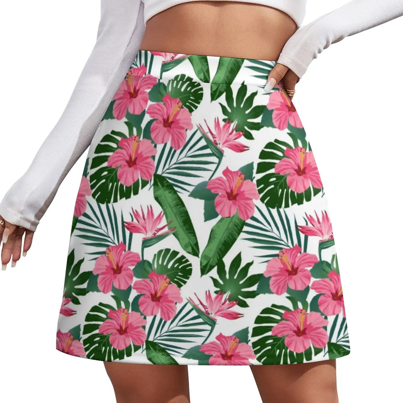 Tropical Leaves Skirt Hibiscus Flower Print Fashion Casual Skirts Womens Retro Mini Skirt Custom Clothing Birthday Present
Tropical Leaves Skirt Hibiscus Flower Print Fashion Casual Skirts Womens Retro Mini Skirt Custom Clothing Birthday Present
