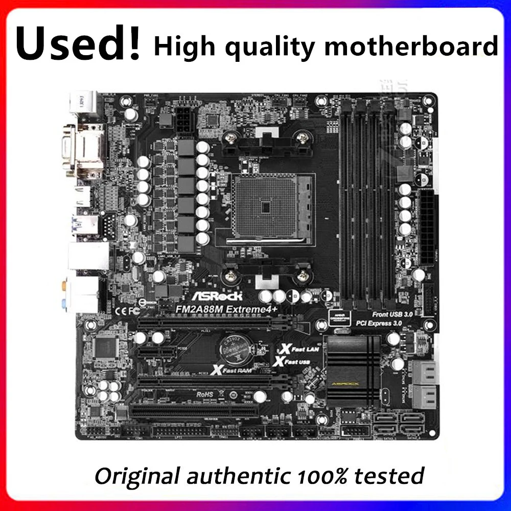 Материнская плата для ASRock FM2A88M extreme 4 +, разъем FM2 FM2 + DDR3 для AMD A88X, оригинальная настольная материнская плата SATA III, б/у материнская плата
Материнская плата для ASRock FM2A88M extreme 4 +, разъем FM2 FM2 + DDR3 для AMD A88X, оригинальная настольная материнская плата SATA III, б/у материнская плата