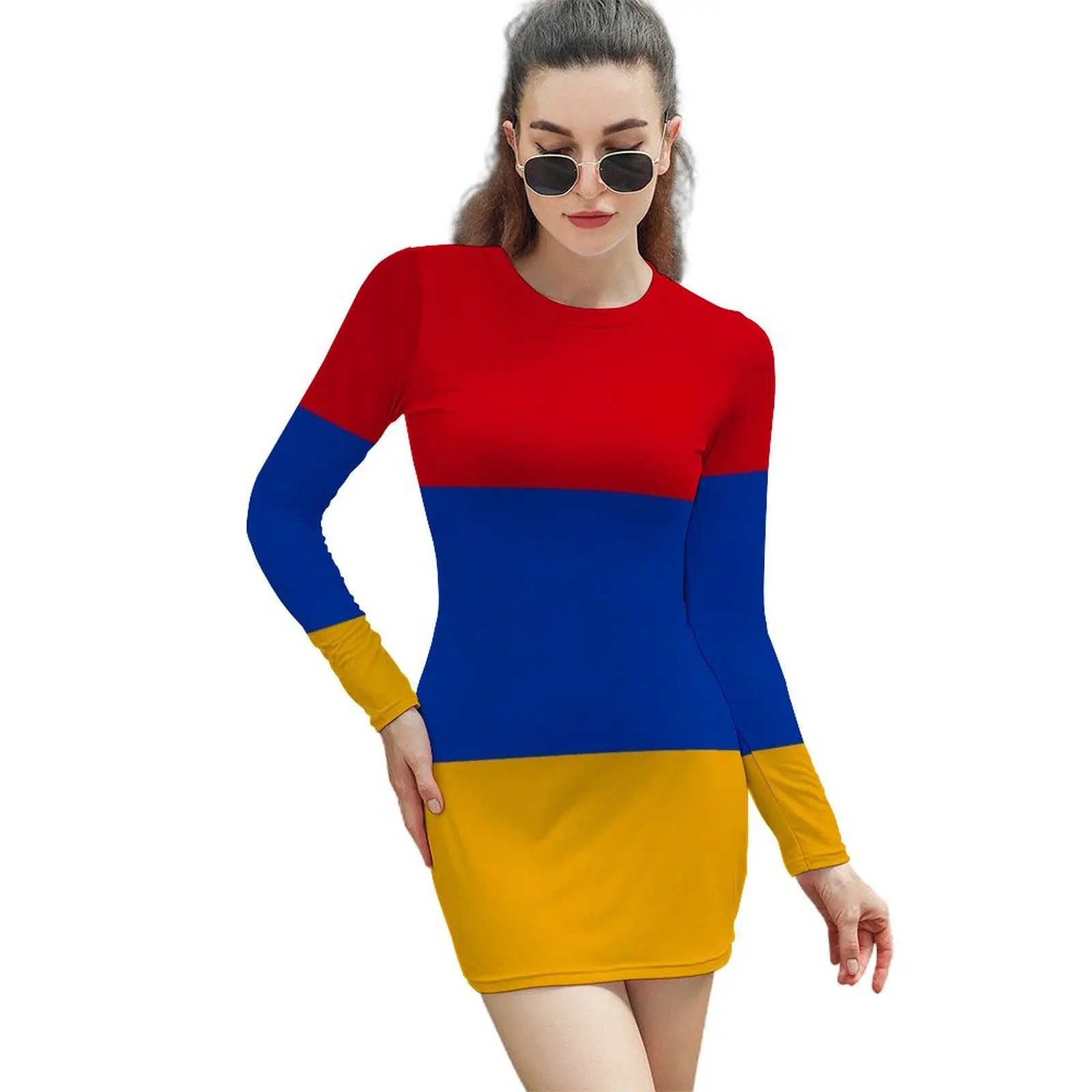 The flag of Armenia Long-Sleeved Sheath Dress sensual sexy dress for women elegant chic women dresses promotion
The flag of Armenia Long-Sleeved Sheath Dress sensual sexy dress for women elegant chic women dresses promotion