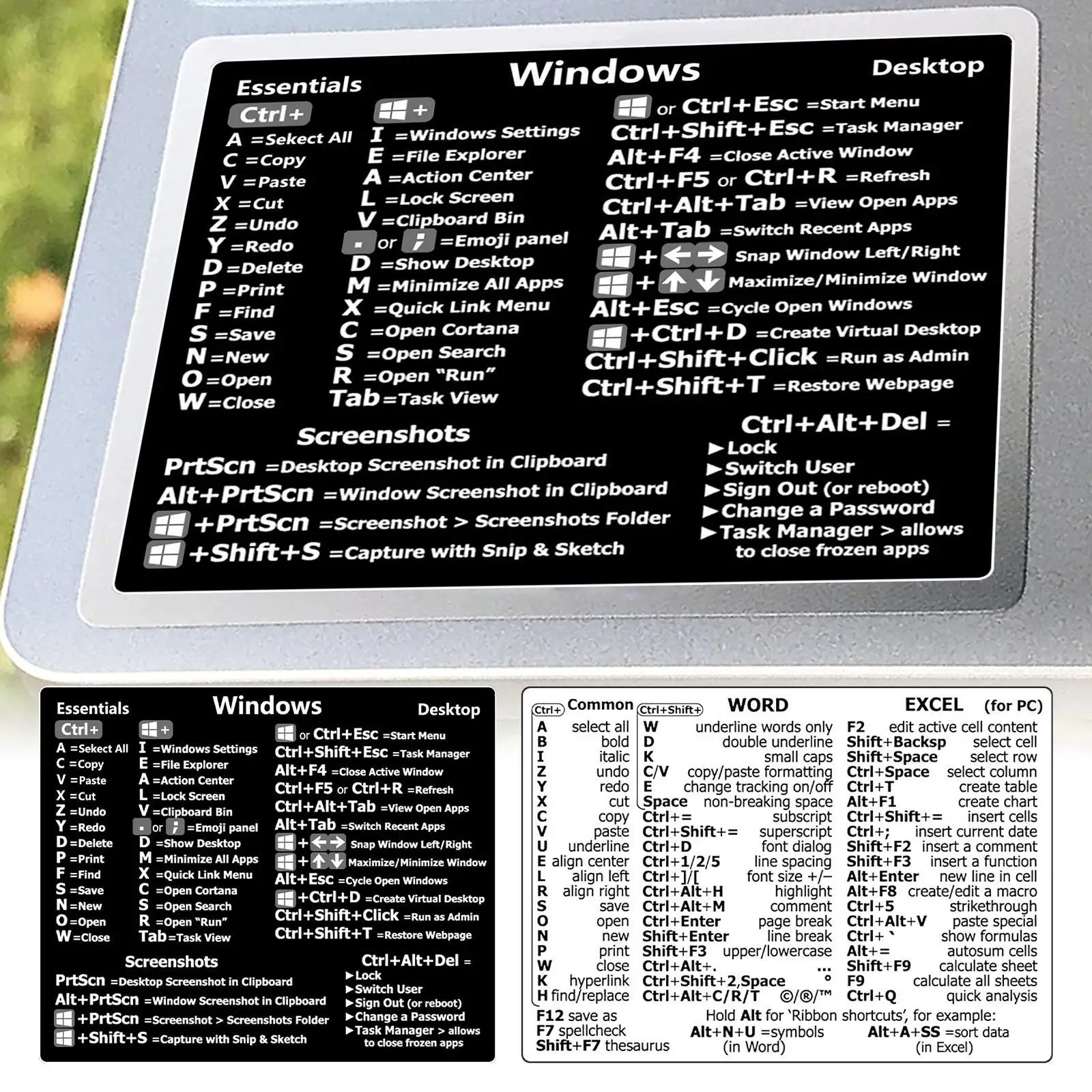Shortcut Key Tips Waterproof Computer Sticker DIY Keyboard For Pad Laptop And Desktop Student Gift Decoration Sticker
Shortcut Key Tips Waterproof Computer Sticker DIY Keyboard For Pad Laptop And Desktop Student Gift Decoration Sticker