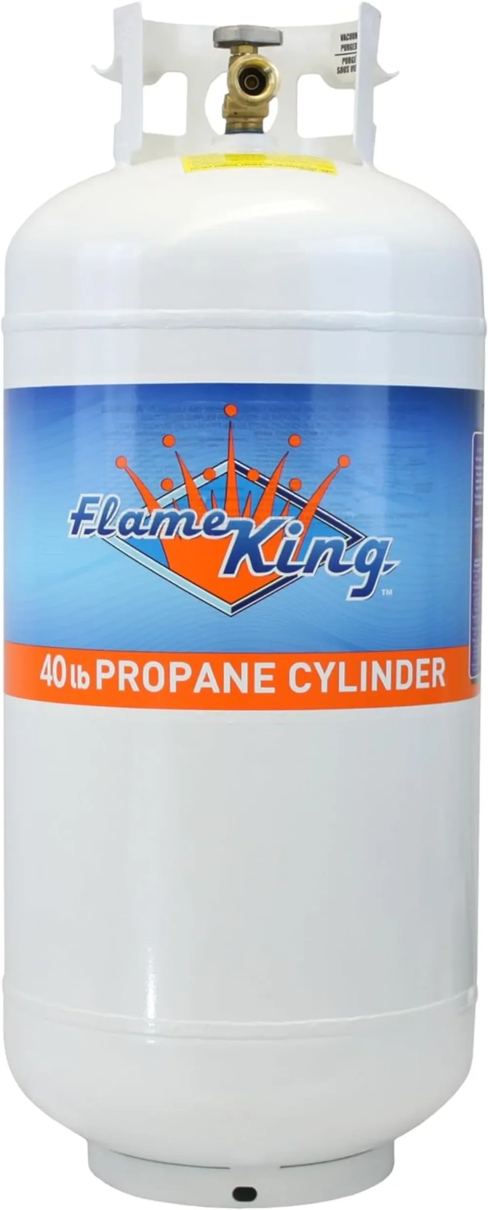 Portable YSN401 40 Pound Steel Propane Tank Cylinder with Overflow Protection Device Valve, White
Portable YSN401 40 Pound Steel Propane Tank Cylinder with Overflow Protection Device Valve, White