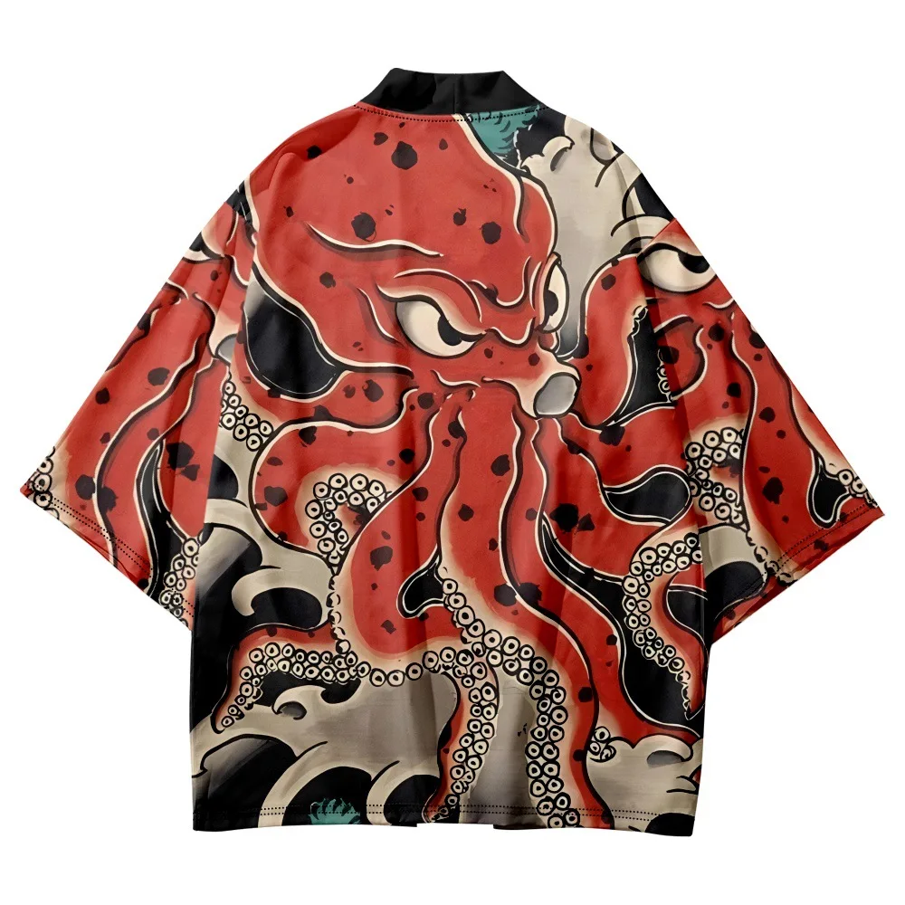 Fashion Print Traditional Kimono Japanese Women Men Streetwear Beach Cardigan Casual Haori Shirts
Fashion Print Traditional Kimono Japanese Women Men Streetwear Beach Cardigan Casual Haori Shirts
